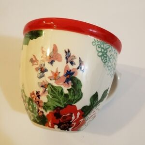 The Pioneer Woman Floral Mug Red White Multicolor
